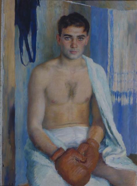 Лебедев В.В. Портрет боксера Бакуна. 1936